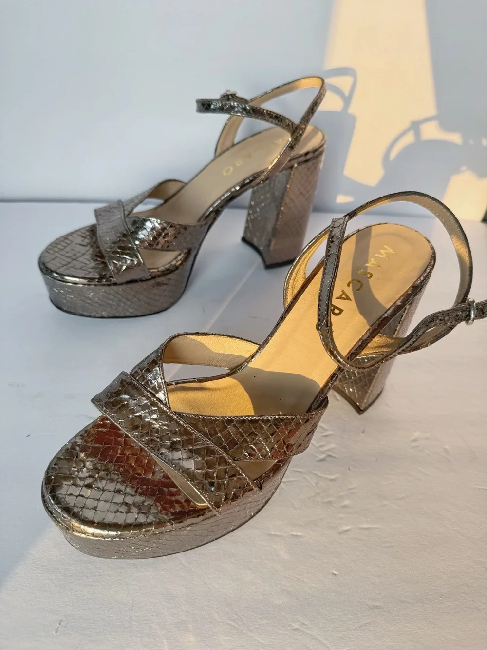 Mascaro Ruth Piper Platform Heels Size 40